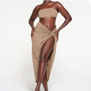 SKIMS Tan Swim Coverup